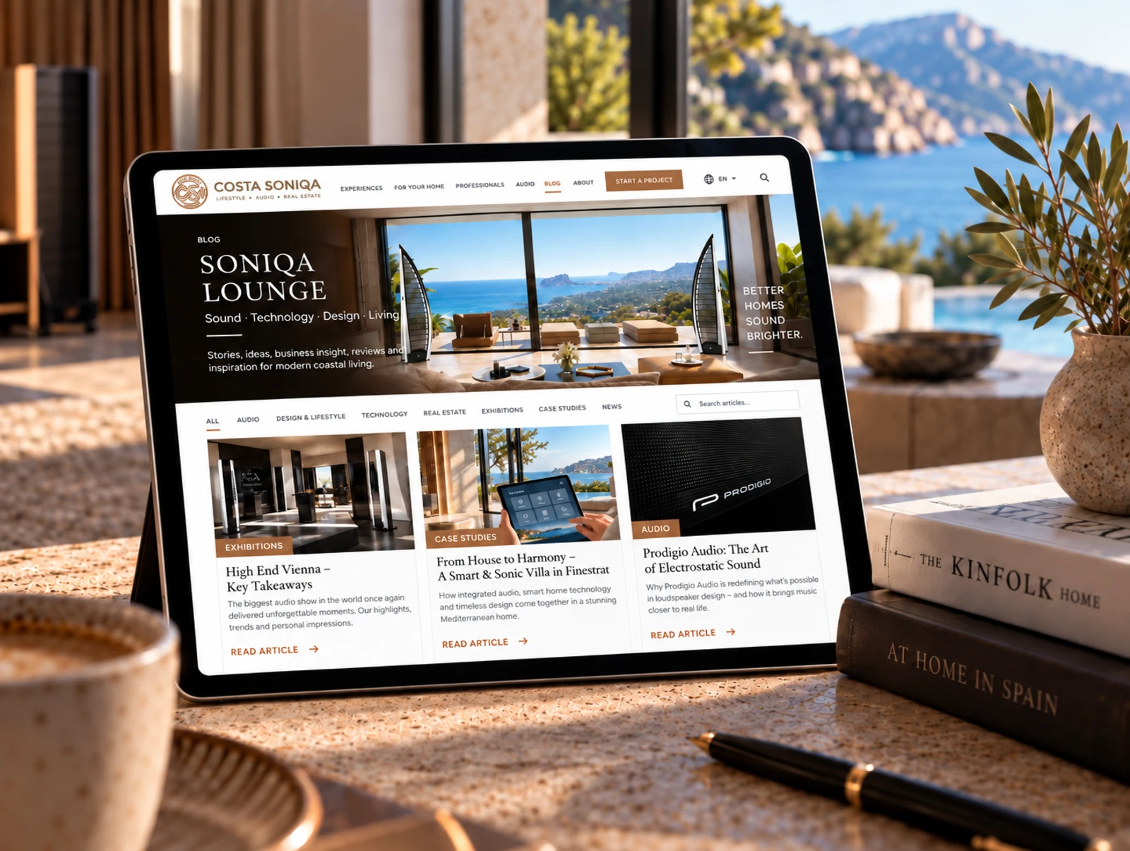 Soniqa Lounge Magazine Architecture and Living
